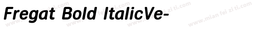 Fregat Bold ItalicVe字体转换